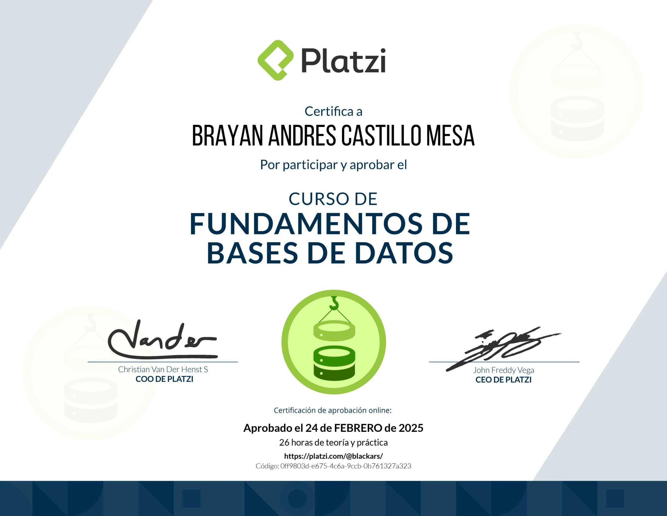 Platzi DB